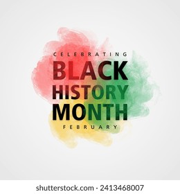 Black history month celebrate. vector illustration design graphic Black history month