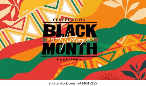 Black history month celebrate. vector illustration design graphic Black history month