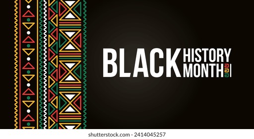 Black history month celebrate. vector illustration design graphic Black history month. Flat vector illustration template for background, banner, card, poster.