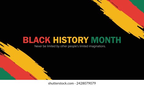 Black history month celebrate. vector illustration design graphic Black history month