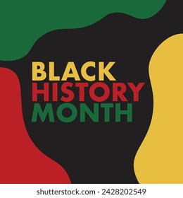 Black history month celebrate. vector illustration design graphic Black history month