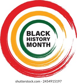 Black history month celebrate vector illustration,  African American History, Black History Month background, poster, card Vector, Celebrating Black History Month. American and African People.
