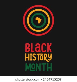 Black history month celebrate vector illustration,  African American History, Black History Month background, poster, card Vector, Celebrating Black History Month. American and African People.