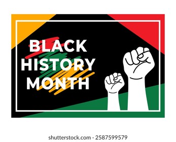 Black history month celebrate. vector illustration design graphic Black history month