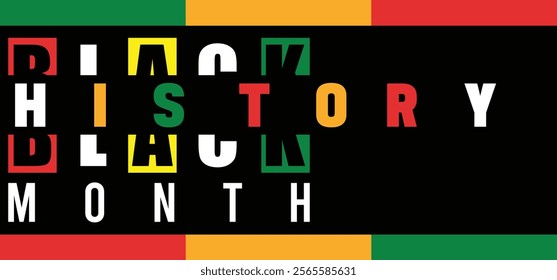Black History Month Celebrate,Black History Month Banner Design,Poster, card, banner, background