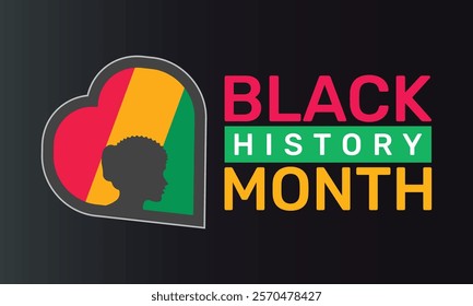 Black History Month is celebrated in February and October across the US, Canada, UK, Africa, Ireland. Pattern classic color background template use to banners, cards, posters, book covers, and placard