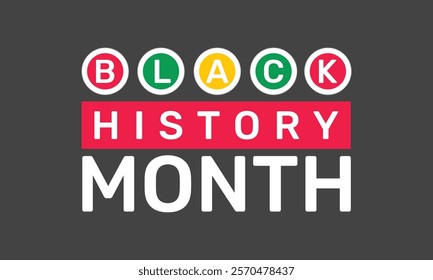 Black History Month is celebrated in February and October across the US, Canada, UK, Africa, Ireland. Pattern classic color background template use to banners, cards, posters, book covers, and placard