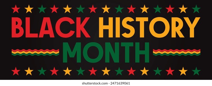 Black History Month, celebrating the black history	
