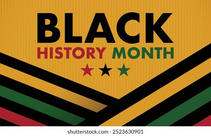 Black History Month, celebrating the black history	