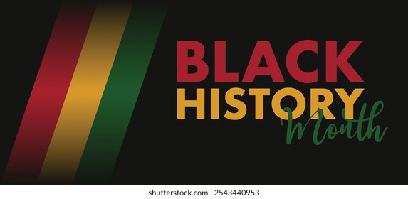 Black History Month, celebrating the black history	
