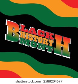 Black history month celebration. Black history month graphic vector illustration design