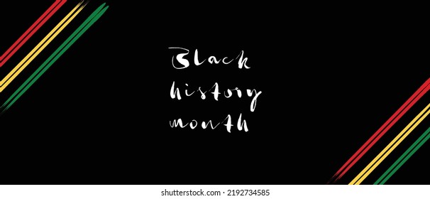 Black History Month Celebration, Modern Vector Illustration, African Diaspora And American History Banners, February Festive Elements, Remembering Of Important People, 