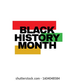 Black History Month Celebration Vector Template Design Illustration