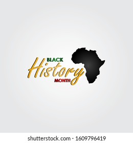 Black History Month Celebration Vector Template Design Illustration