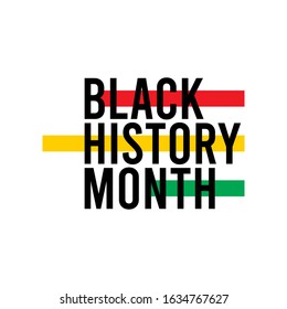 Black History Month Celebration Vector Template Design Illustration