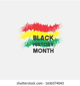 Black History Month Celebration Vector Template Design Illustration