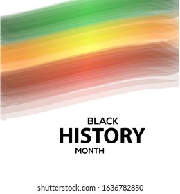 Black History Month Celebration Vector Template Design Illustration