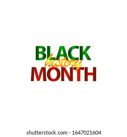 Black History Month Celebration Vector Template Design Illustration