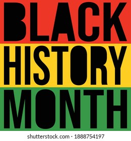 Black history month celebrations design template.