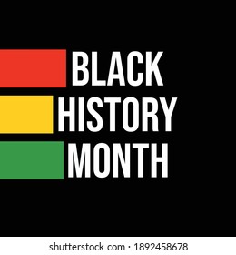 black history month celebrations design template.