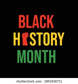 black history month celebrations design template.