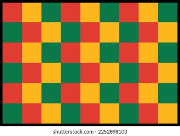Black History Month Checkered 
Colored Backgrounds. African American History. Annual Event. Vector Illustration Design Graphic.