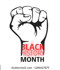 Black History Month concept. Vector illustration