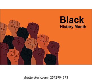 Black History Month Concept. Vector Illustration of African-American History Month vector