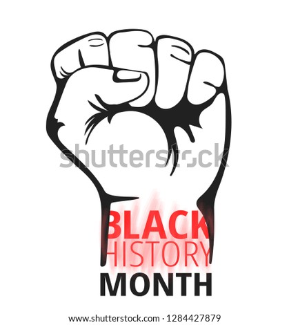 Black History Month concept. Vector illustration