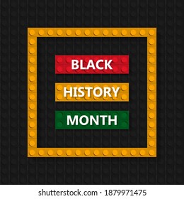 Black history month. Cultural event celebrated in february in the United States and Canada. Banner template. Embracing African culture.