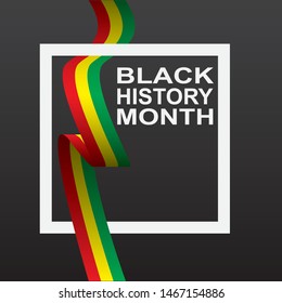 Black history month design template. Vector eps 10 - Shutterstock ID 1467154886