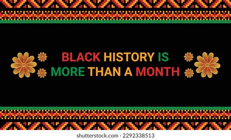 Black history month design template