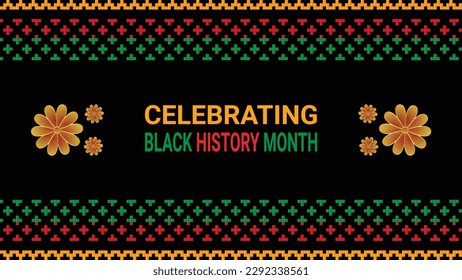 Black history month design template