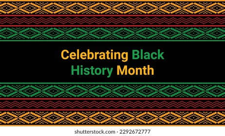 Black history month design template