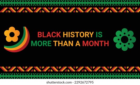 Black history month design template