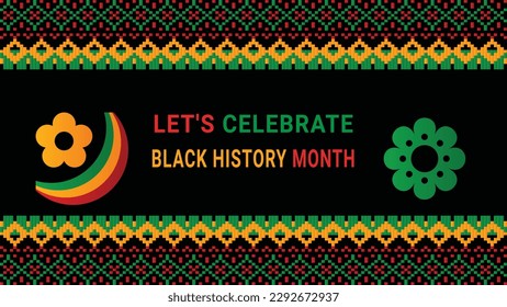 Black history month design template