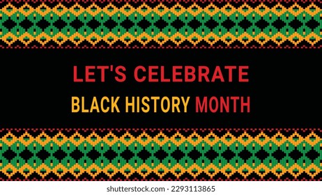 Black history month design template