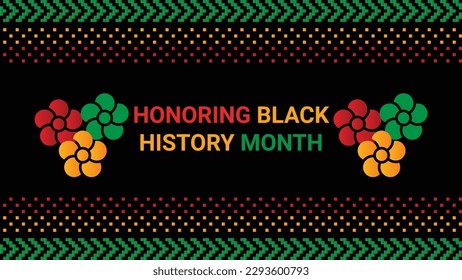 Black history month design template