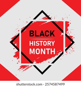 Black History Month EPS Vector template Design 