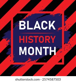 Black History Month EPS Vector template Design 