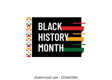 Black History Month Event Design Abstract