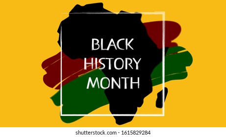 black history month event poster/banner template