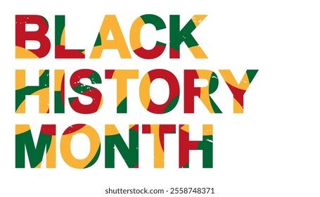 Black History Month February concept. African American History.