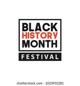 Black History Month Festival Vector Template Design