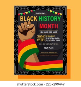 Black History Month Festivity Poster