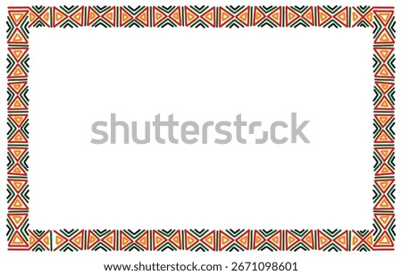 Black history month frame,Borders And Frames Black history month , Frame for Juneteenth with space for text .colorful abstract rectangle frame