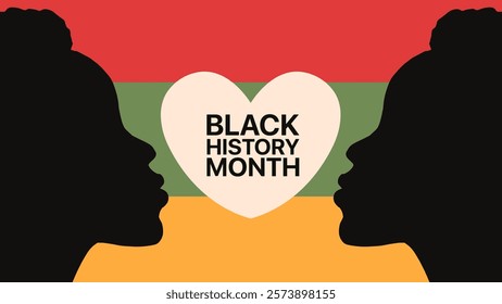 Black history month freedom poster design background. African American people banner. Woman poster label holiday concept template. Vector illustration poster