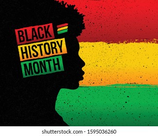 Black History Month Grunge Banner Design