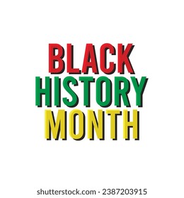 black history month icons vector template illustration logo design