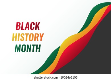 Black History Month Illustration Template Design